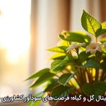 بازار دیجیتال گل و گیاه؛ فرصت‌های سودآور کشاورزی هوشمند
