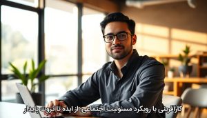 کارآفرینی با رویکرد مسئولیت اجتماعی؛ از ایده تا ثروت پایدار