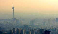 هوای تهران، آلوده و در وضعیت نارنجی است