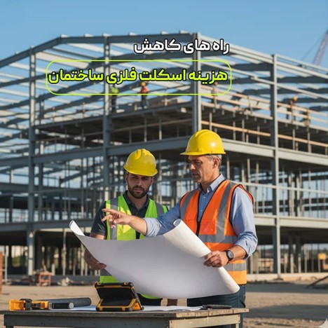 راه های کاهش هزینه اسکلت فلزی ساختمان