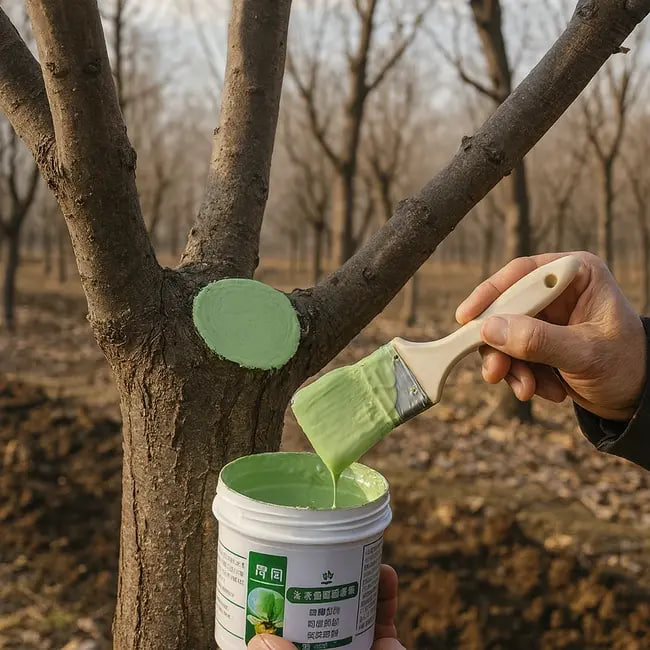 مراقبت از درختان بعد از هرس در فصل زمستان چسب باغبانی برای مراقبت از درختان