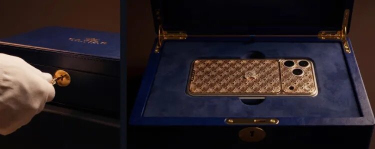 از تخم شکلاتی، آیفون طلا بیرون آمد / عکس