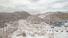 بارش نخستین برف پاییزی در ییلاقات یزد