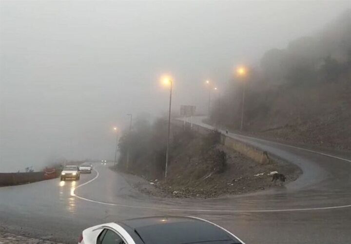 بارندگی در جاده‌های ۸ استان| ممنوعیت تردد در چالوس تا ساعت ۱۹