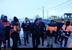 بازدید میدانی استاندار کرمان از مناطق سیل‌زده جنوب استان