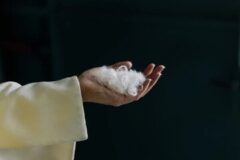 تبدیل پر مرغ به پارچه نفیس کشمیر