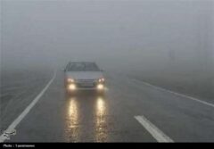 تداوم مه گرفتگی در گردنه‌ها در زنجان