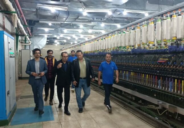 تولید روزانه 7 تن نخ و 70 هزار متر پارچه در نساجی پردیس همدان