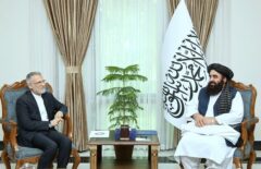 دیدار معاون وزارت امور خارجه ایران با وزیر خارجه افغانستان