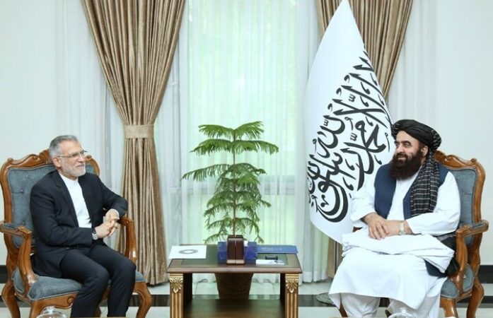 دیدار معاون وزارت امور خارجه ایران با وزیر خارجه افغانستان