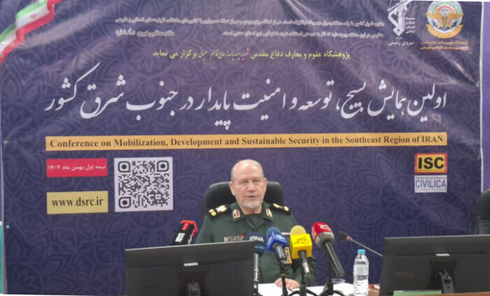 سردارصفوی: رمز پیشرفت جنوب شرق کشور در توسعه از جنوب به شمال نهفته است