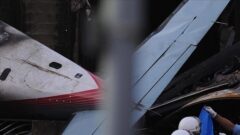 سقوط یک هواپیمای ربوده شده در فرودگاه لس آنجلس