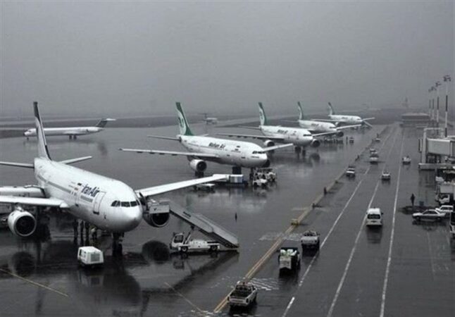 شرایط نامساعد جوی پروازهای کیش را لغو کرد/ پروازهای قشم برقرار است
