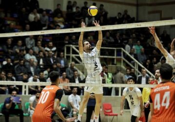 شکست مقاومت شهرداری تبریز برابر رعد پدافند در هفته دهم لیگ یک والیبال