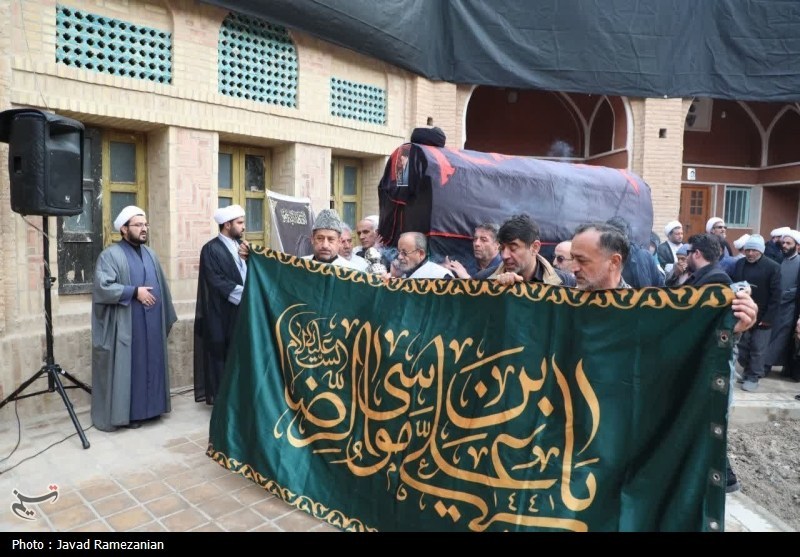 علما، روحانیان و طلاب دامغان با پیکر آیتالله شاهچراغی وداع کردند+تصاویر تسنیم , اخبار استان سمنان , اخبار سمنان , اخبار دامغان ,