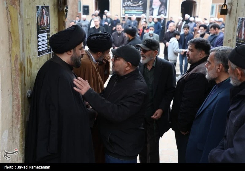 علما، روحانیان و طلاب دامغان با پیکر آیتالله شاهچراغی وداع کردند+تصاویر تسنیم , اخبار استان سمنان , اخبار سمنان , اخبار دامغان ,