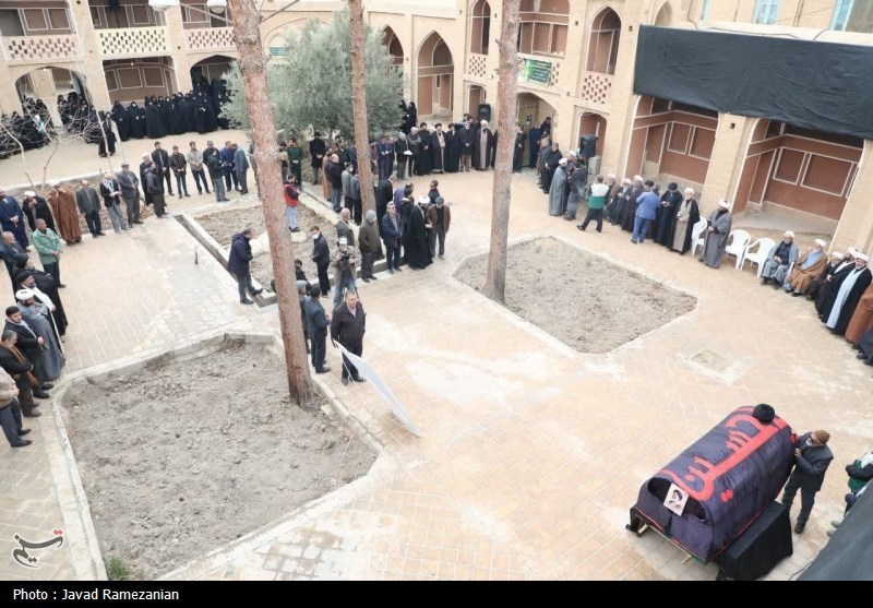 علما، روحانیان و طلاب دامغان با پیکر آیتالله شاهچراغی وداع کردند+تصاویر تسنیم , اخبار استان سمنان , اخبار سمنان , اخبار دامغان ,