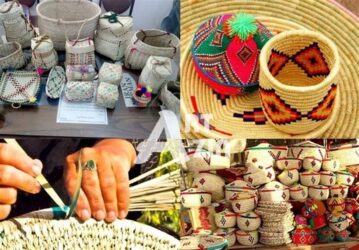 نخستین نمایشگاه تخصصی حصیربافی در شهرستان مهر فارس برگزار شد