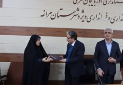 یک خانم معاون سیاسی فرمانداری مراغه شد