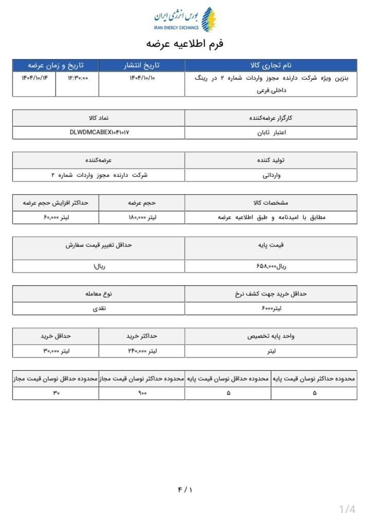 بنزین سوپر وارداتی به قیمت قبل بازگشت + اعلام قیمت‌ها