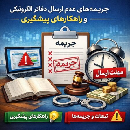 جریمه‌های عدم ارسال دفاتر قانونی الکترونیکی و راهکارهای پیشگیری