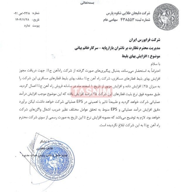 راه آهن جمهوری اسلامی ایران , 