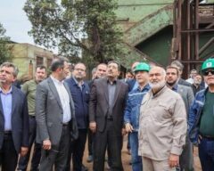 وزیر صمت از فولاد خوزستان بازدید کرد