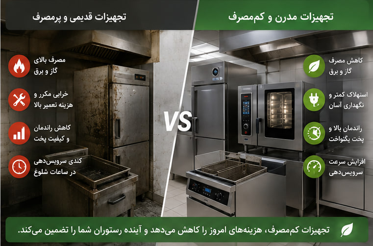 خرید تجهیزات صنعتی آشپزخانه - دامان