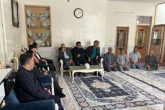 ابلاغ پیام قالیباف به خانواده پرستار شهیده