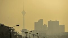 گردوخاک، عامل ثبت آلوده‌ترین روز سال در تهران