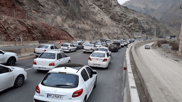 ترافیک سنگین در محور کندوان