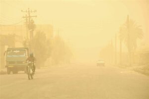 طوفان گردوخاک 101 کیلومتری در سیستان؛ تداوم گردوخاک تا پایان هفته