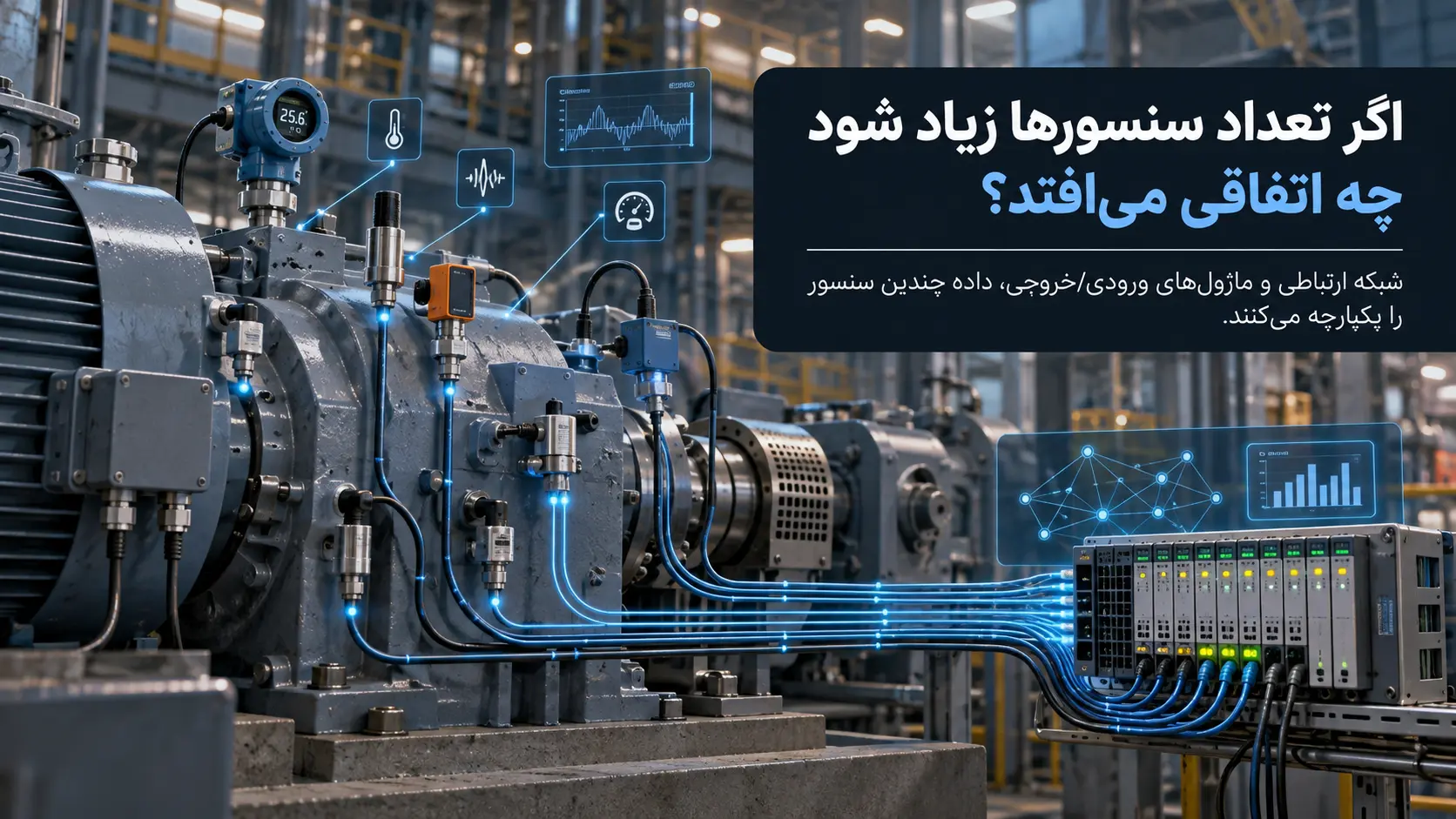 ماشینآلات سنگین چطور اینهمه قدرت و دقت را همزمان کنترل میکنند؟ اگر تعداد سنسورها زیاد شود چه اتفاقی میافتد؟