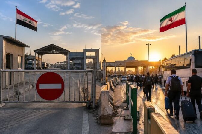 بازگشایی محدود مرز شلمچه برای تردد مسافران جامانده