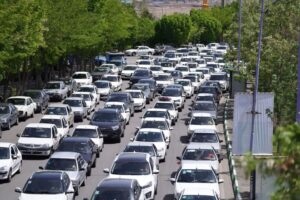 ترافیک سنگین در آزادراه کرج-تهران