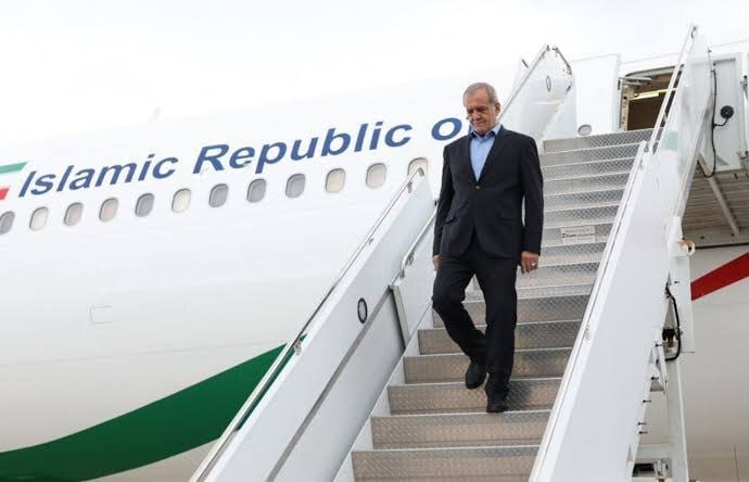 پزشکیان وارد نیویورک شد